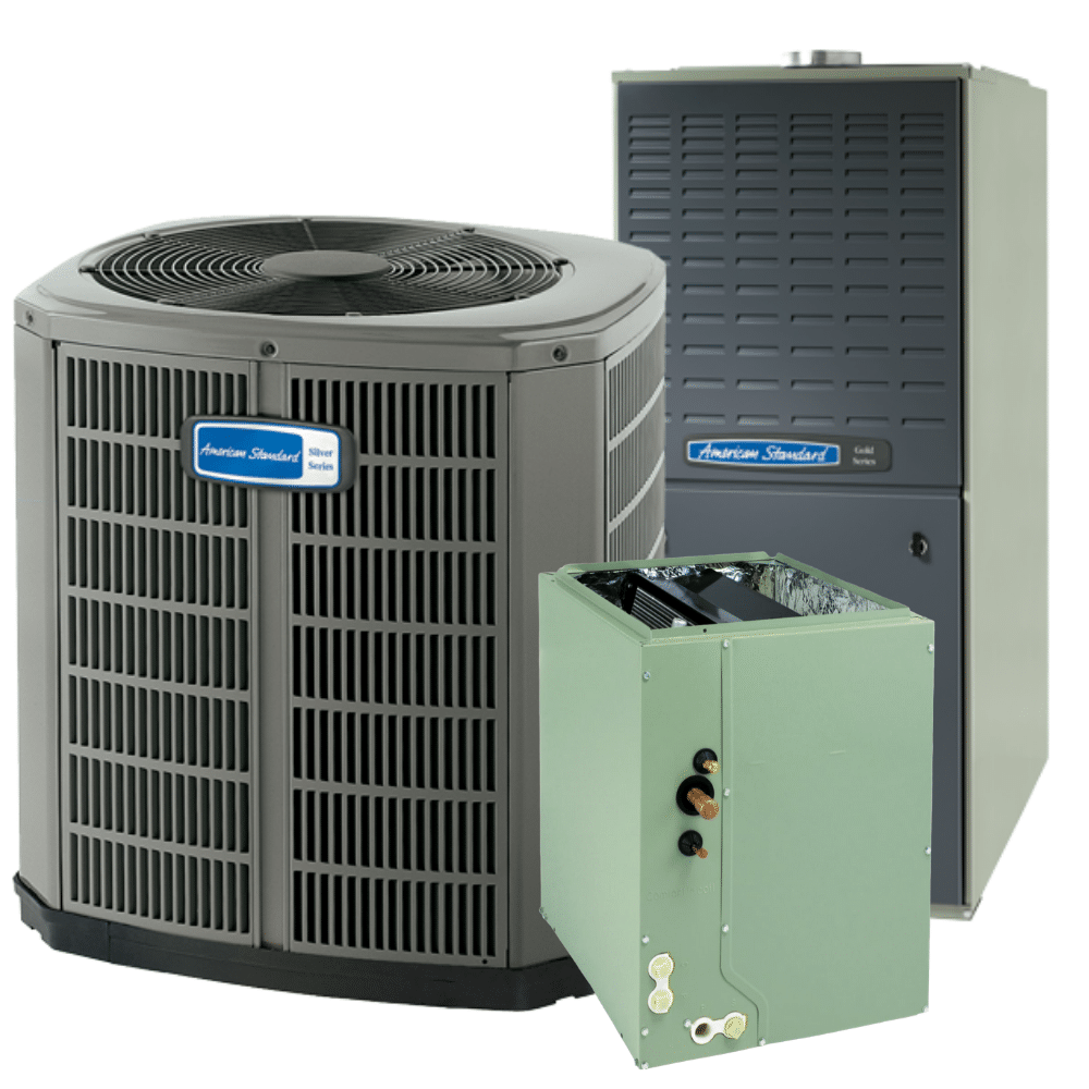American Standard 3-Ton 18 SEER furnace and air conditioning system