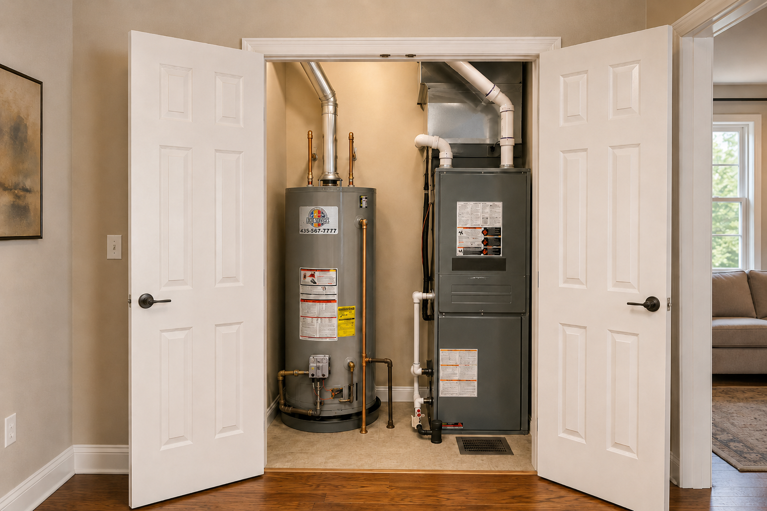 Water heater and furnace installed same-day by Local Services Inc. in St. George, UT